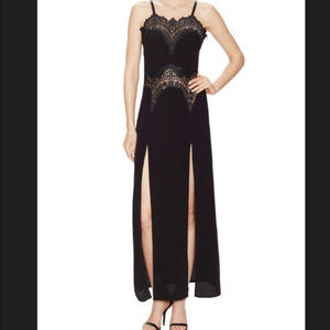 New! For Love and Lemons Bourbon Lace Maxi Dress